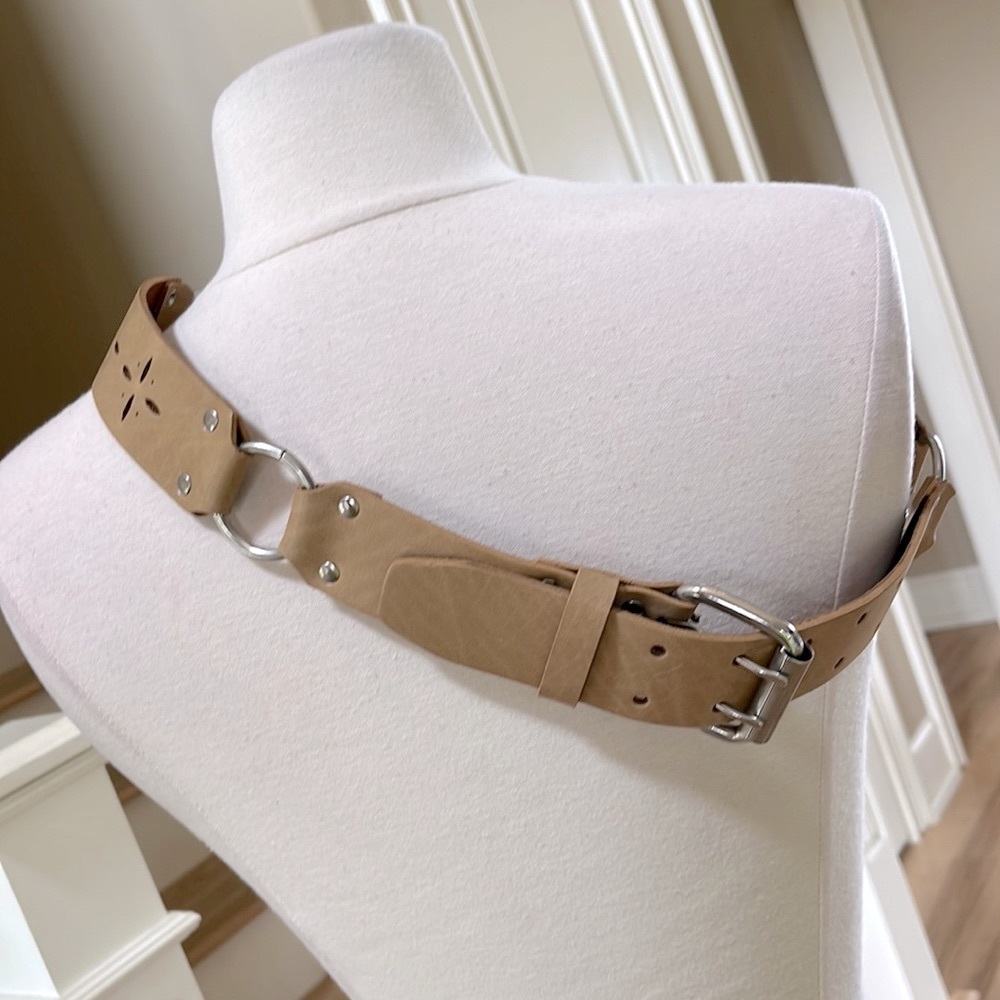 Hipwear Leather Belt Light Tan Made in Canada